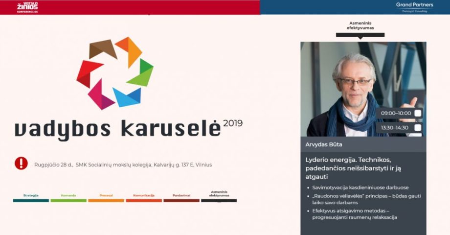 Konferencija „Vadybos karuselė“