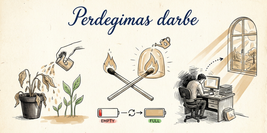 Perdegimas darbe
