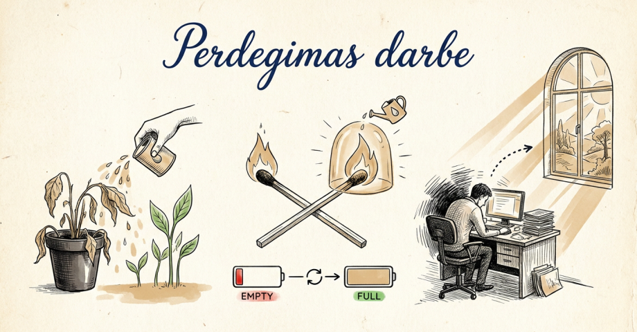 Perdegimas darbe